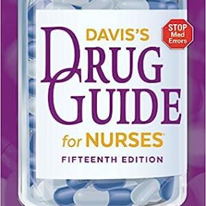 Test Bank For Davis’s Drug Guide For Nurses 15th Edition