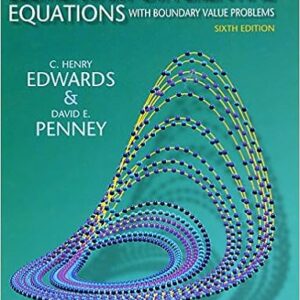 Solution Manual for Elementary Differential Equations with Boundary Value Problems 6th Edition