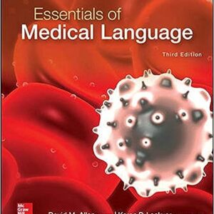 Test Bank for Essentials of Medical Language 3rd Edition by Allan