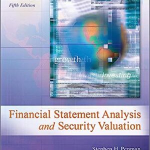 Test Bank For Financial Statement Analysis And Security Valuation 5th Edition by Stephen H Penman