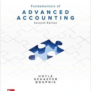Test Bank For Fundamentals of Advanced Accounting 7th Edition By Joe Hoyle