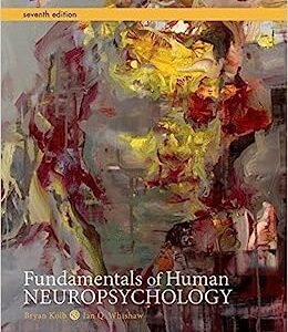 Test Bank For Fundamentals of Human Neuropsychology 7th Edition by Bryan Kolb