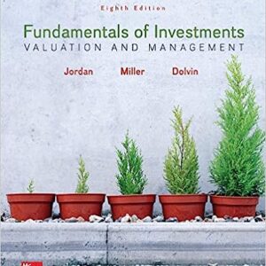 Test Bank For Fundamentals of Investments 8th Edition by Bradford Jordan