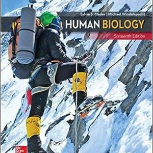 Test Bank For Human Biology 16th Edition Mader