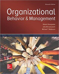 Test Bank For Organizational Behavior And Management 11th Edition By Konopaske