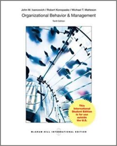 Test Bank For Organizational Behavior and Management 10th Edition