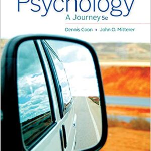 Psychology A Journey 5th Edition by Dennis Coon  - Test Bank