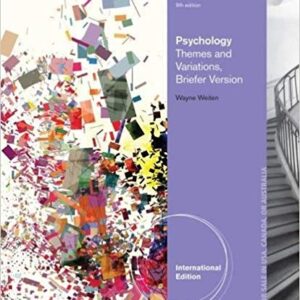 Psychology Themes and Variations Briefer International Edition 9Th Edition - Test Bank