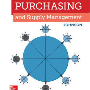 Purchasing And Supply Management 16Th Edition By P. Fraser - Test Bank