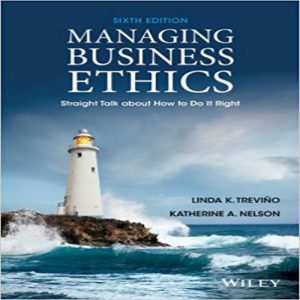 Managing Business Ethics Straight Talk About How to Do It Right 6th Edition - TEST BANK