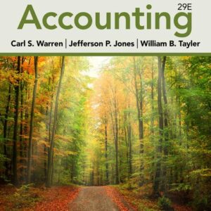 Test Bank For Accounting 29th Edition by Carl Warren